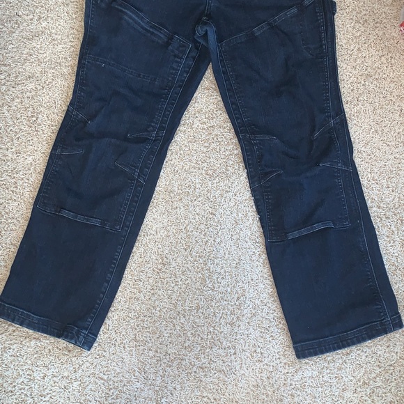 Duluth Trading Flex Double-Chapped Work Jeans Womens 14x31 Curvesetter - Picture 3 of 5